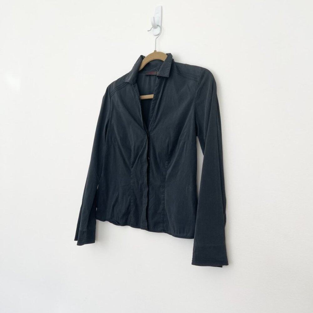 Reiss Long Sleeve Button Down Blouse